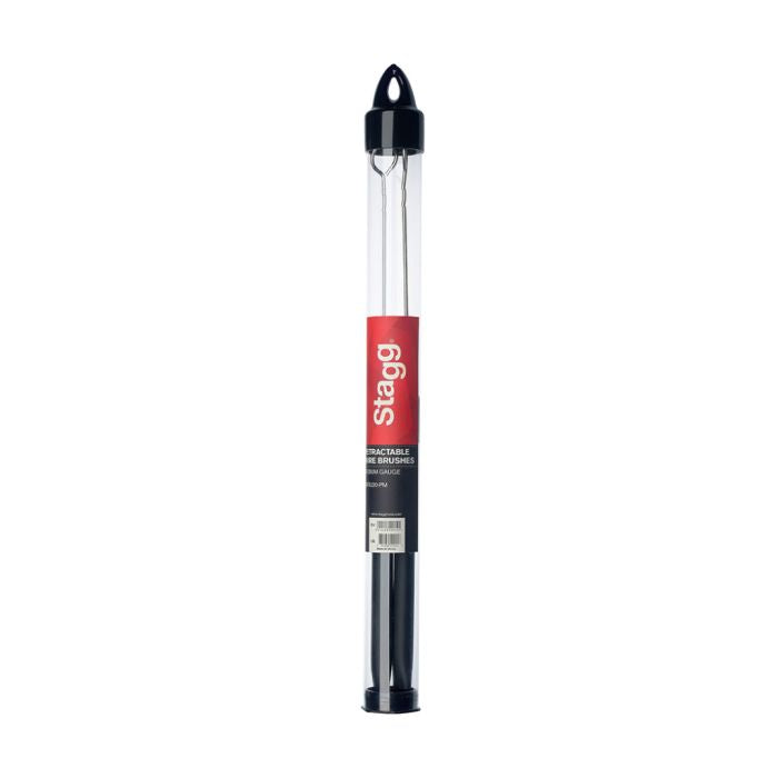 Stagg | SBRU20 | Retractable Wire Brushes | Medium Stagg | SBRU20 | Retractable Wire Brushes | Medium